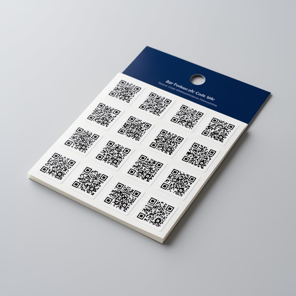 SafeTag pack of waterproof QR stickers