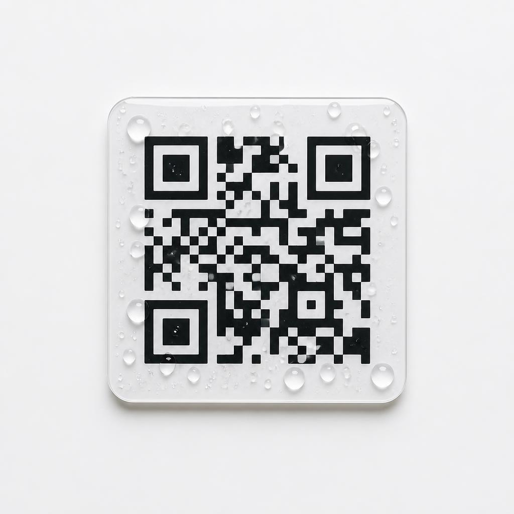 QR Sticker Waterproof